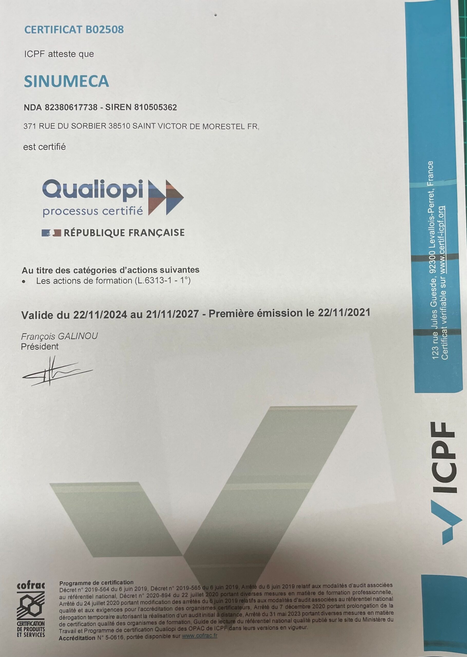 certif 2027
